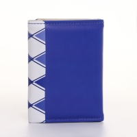 Кошелёк женский на кнопке, цвет синий Кошелёк женский на кнопке, цвет синий