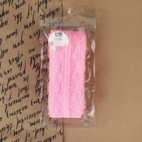 Кружево капроновое, 40 мм × 10 ± 1 м, цвет розовый Кружево капроновое, 40 мм × 10 ± 1 м, цвет розовый