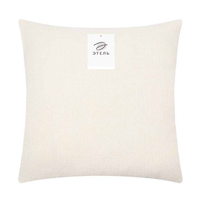 Наволочка декоративная Этель Style 45х45 см, цвет белый, полиэстер