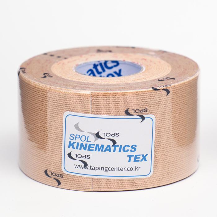 Кинезио тейп Spol Tape корейский, 3.75 см x 5 м, бежевый Кинезио тейп Spol Tape корейский, 3.75 см x 5 м, бежевый