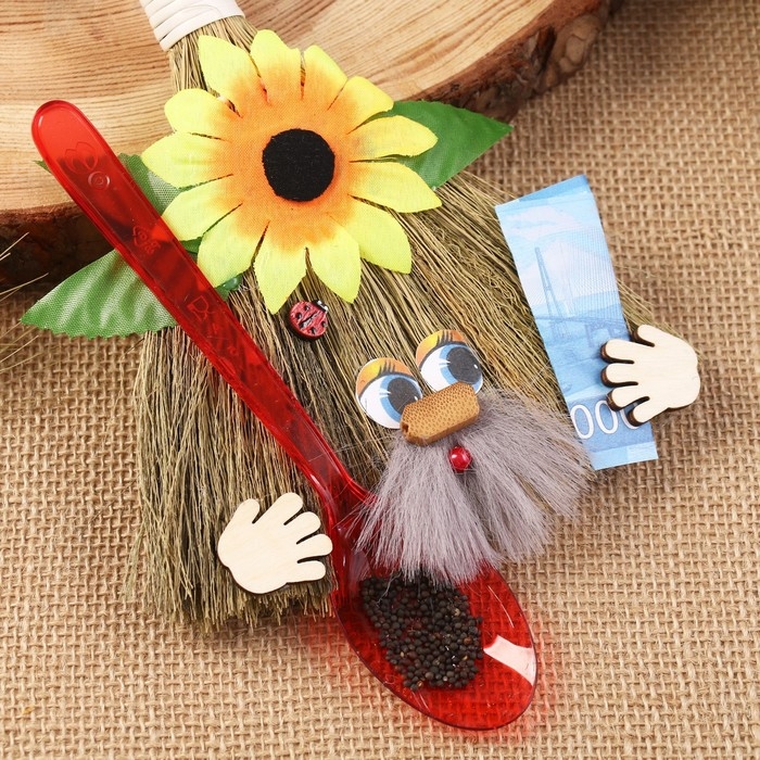 Оберег &laquo;Веник - домовой&raquo;, микс