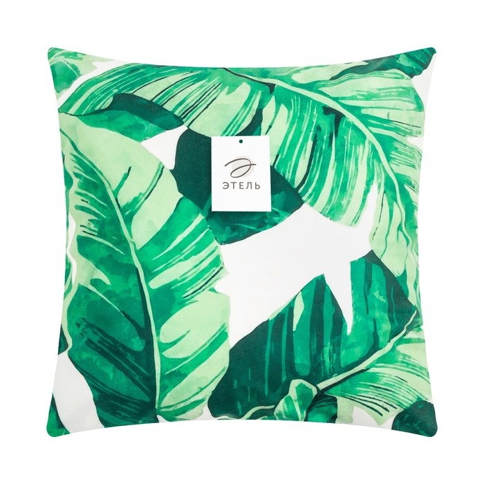 Наволочка декоративная Этель «Tropics» 40х40 см, 100% п/э Наволочка декоративная Этель «Tropics» 40х40 см, 100% п/э