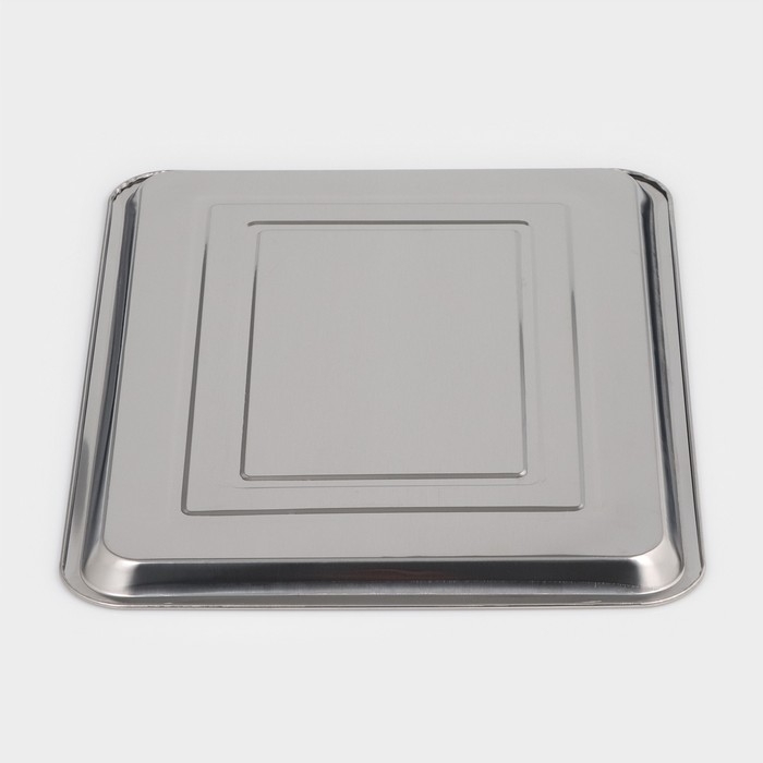 Поднос из нержавеющей стали, 45×35×2 см Поднос из нержавеющей стали, 45×35×2 см