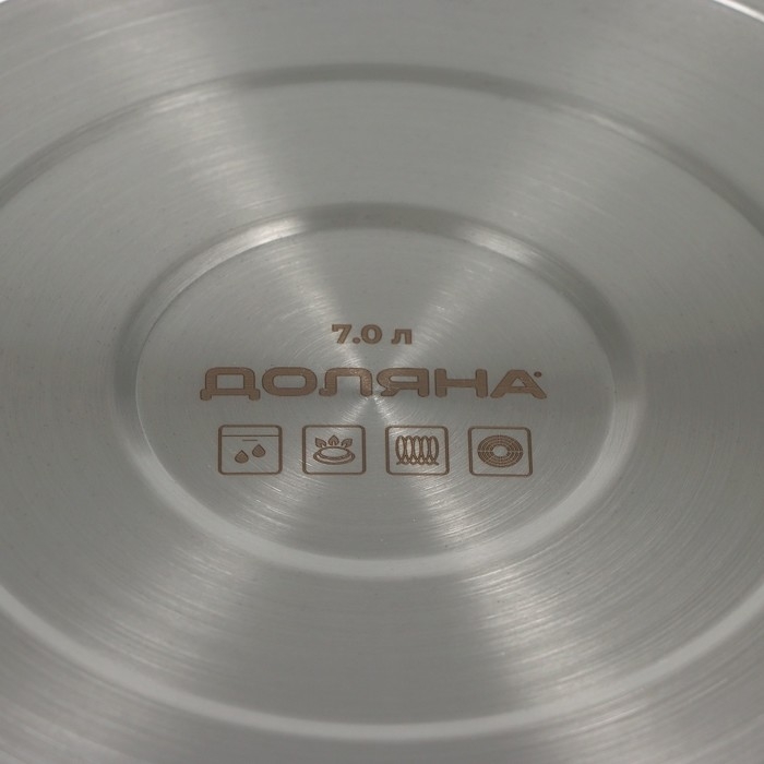 Кастрюля из нержавеющей стали &laquo;Грейт&raquo;, 7 л, индукция