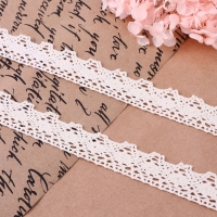 Кружево вязаное, 20 мм &times; 10 &plusmn; 1 м, цвет бежевый