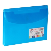 Папка-конверт на липучке А5, 180 мкр, с расширением, карман для визиток, МИКС Папка-конверт на липучке А5, 180 мкр, с расширением, карман для визиток, МИКС