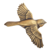Декорация настенная, гипсовое панно "Птицы" 5 шт, бронза Декорация настенная, гипсовое панно "Птицы" 5 шт, бронза