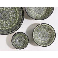 Тарелка глубокая керамическая Доляна &laquo;Мирсоле&raquo;, d=21 см, цвет зелёный