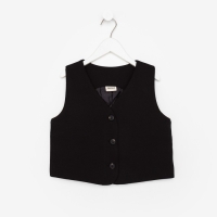 Жилет для девочки MINAKU, цвет чёрный, рост 158 см