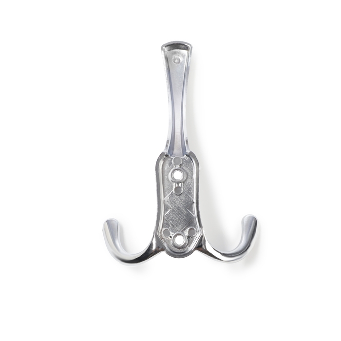 Крючок мебельный ТУНДРА TKT003 LIGHT, трехрожковый, хром Крючок мебельный ТУНДРА TKT003 LIGHT, трехрожковый, хром