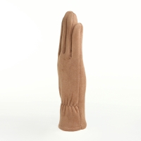 Перчатки женские, безразмерные, без утеплителя, цвет бежевый Перчатки женские, безразмерные, без утеплителя, цвет бежевый