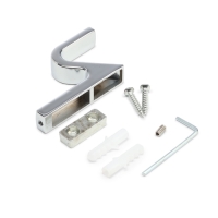 Крючок мебельный CAPPIO ANEMONE, однорожковый, цвет хром Крючок мебельный CAPPIO ANEMONE, однорожковый, цвет хром