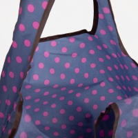 Сумка хозяйственная без застежки, складная, цвет синий Сумка хозяйственная без застежки, складная, цвет синий