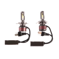 Автолампа светодиодная Н4, 12 В, 30 Вт, 2160 Лм, провод 20 см, свет белый, 2 шт Автолампа светодиодная Н4, 12 В, 30 Вт, 2160 Лм, провод 20 см, свет белый, 2 шт