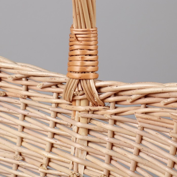 Корзина &laquo;Грибная&raquo;, 12 л, дно 19&times;29 см, верх 30&times;49 см, H=20/23/34, ива