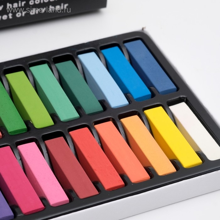 Мелки для волос, 24 шт. Мелки для волос, 24 шт.