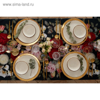 Скатерть "Этель" Flowers 110х147 см,  100% хлопок, саржа 190 г/м2