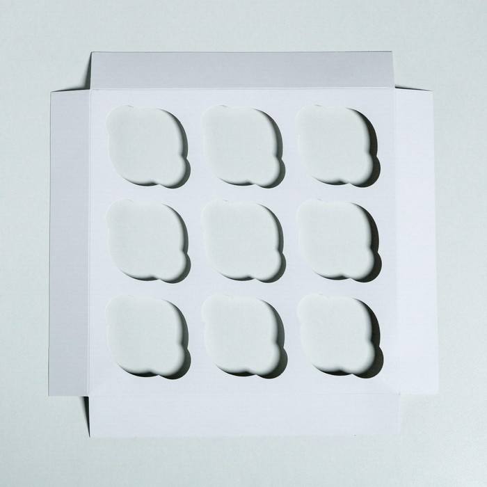 Коробка для капкейков &laquo;С Новым Годом!&raquo; 25 х 25 х 10 см, Новый год