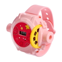 Часы-проектор «Милашки», световые эффекты, 24 картинки, цвет розовый Часы-проектор «Милашки», световые эффекты, 24 картинки, цвет розовый