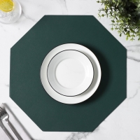 Салфетка сервировочная на стол «Тэм», 38×38 см, цвет зелёный Салфетка сервировочная на стол «Тэм», 38×38 см, цвет зелёный