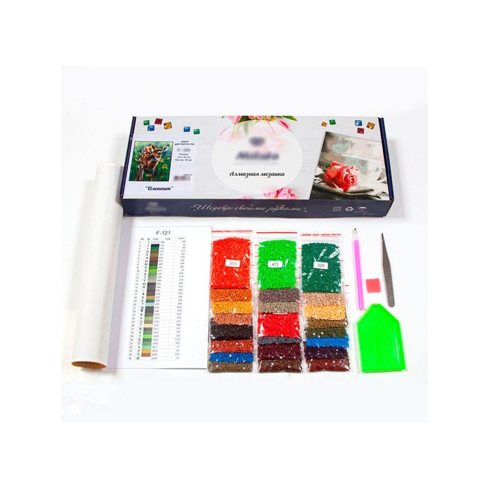 Алмазная мозаика &laquo;Аромат сирени&raquo;, 40 &times; 50 см, 40 цветов