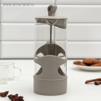 Френч-пресс «Арабика», 1 л, цвет серый Френч-пресс «Арабика», 1 л, цвет серый