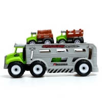 Грузовик инерционный &laquo;Автовоз&raquo;, 3 машинки в комплекте, МИКС