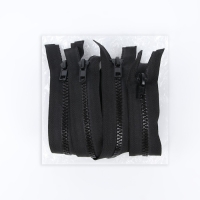 Молния &laquo;Трактор&raquo;, №8, разъёмная, замок автомат, 90 см, цвет чёрный, цена за 1 штуку