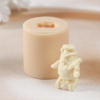 Молд силиконовый "Ученая сова №2" 4х4,2х4,2 см