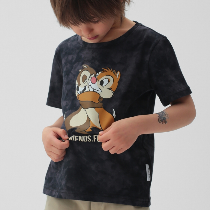 Футболка «Чип и Дейл», Disney, «Тай-дай», рост 86-92 Футболка «Чип и Дейл», Disney, «Тай-дай», рост 86-92