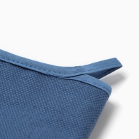 Варежка-прихватка Этель Freedom 20х28см, цвет синий, лён 56%, хлопок 44% 405 г/м2 Варежка-прихватка Этель Freedom 20х28см, цвет синий, лён 56%, хлопок 44% 405 г/м2