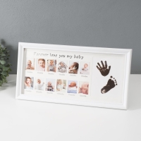 Фоторамка на 12 фото 4,4х3,5 см с штемп.подушкой "Маленькая принцесса" белая 2х40,5х20,5 см 105276 Фоторамка на 12 фото 4,4х3,5 см с штемп.подушкой "Маленькая принцесса" белая 2х40,5х20,5 см 105276