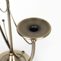 Подсвечник металл &laquo;Герцог&raquo;, на 3 свечи, 44 х 14 х 24 см