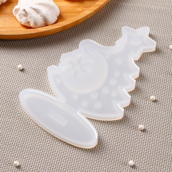 Силиконовая форма &laquo;3D Ёлка&raquo;, 16&times;9,4 см, цвет прозрачный