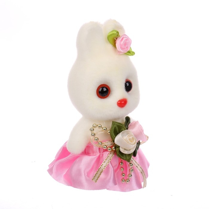 Игрушка из пенопласта &laquo;Зайка с цветами&raquo;, 13 см