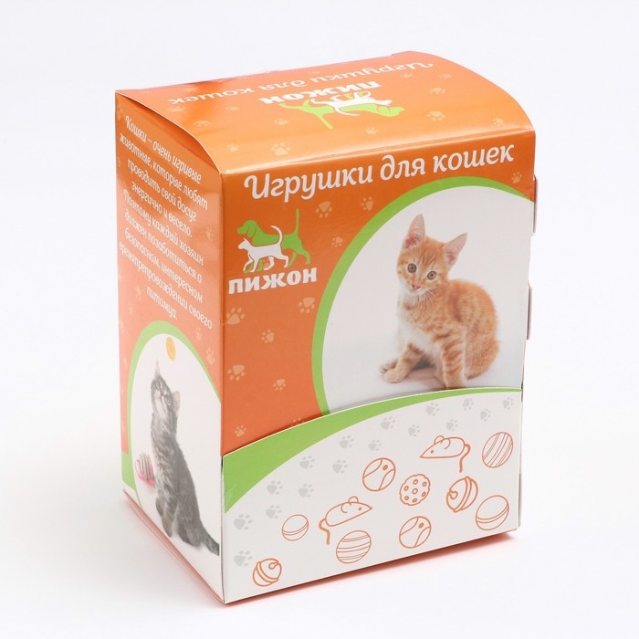 Мышь из натурального меха, 7,5 см, микс белая/серая, фасовка 30 шт Мышь из натурального меха, 7,5 см, микс белая/серая, фасовка 30 шт