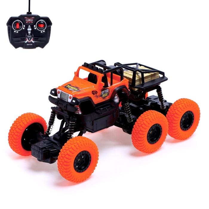 Джип радиоуправляемый &laquo;Монстр 6x6&raquo;, работает от аккумулятора, МИКС