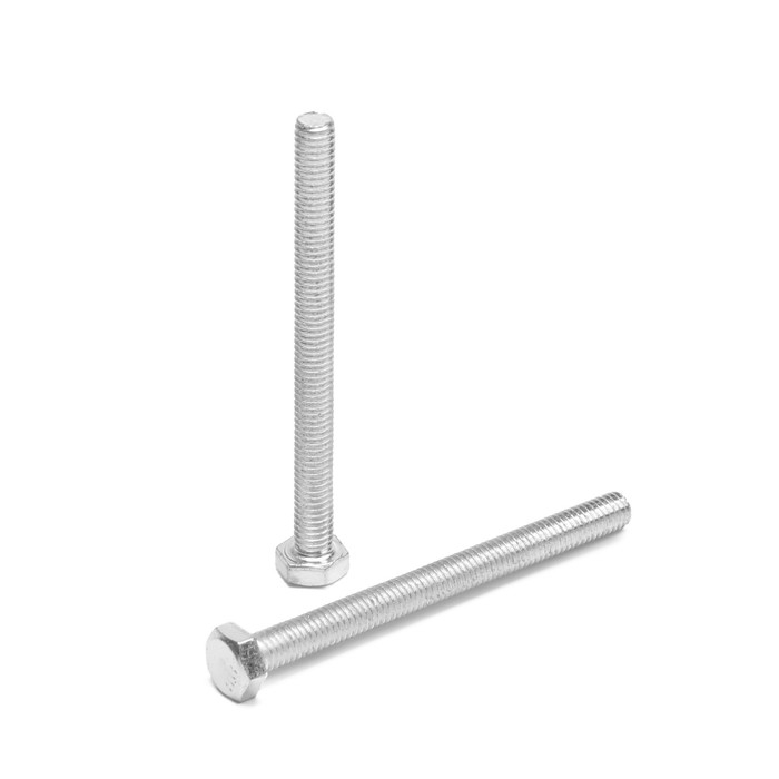 Болт ТУНДРА, оцинкованный, DIN 933, класс прочности 8.8, М6х70 мм, 5 кг