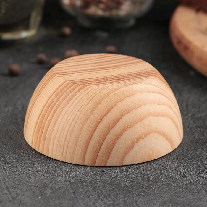 Чаша из натурального кедра Mаgistrо, 7,7&times;3,4 см, цвет молочный