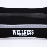 Сумка для бега поясная, на молнии, цвет чёрный Сумка для бега поясная, на молнии, цвет чёрный