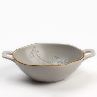 Тарелка керамическая глубокая «Сканди», 21х15 х 5,8 см, 400 мл Тарелка керамическая глубокая «Сканди», 21х15 х 5,8 см, 400 мл