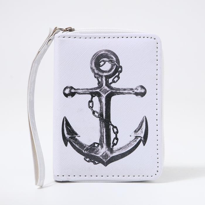 Кошелёк детский на молнии &laquo;Выбражулька&raquo;, цвет белый