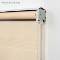 Штора рулонная &laquo;День-Ночь&raquo;, 120&times;180 см (с учётом креплений 3,5 см), цвет бежевый