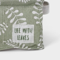 Органайзер для хранения белья Доляна Leaves, 4 ячейки, 20×20×11 см, цвет зелёный Органайзер для хранения белья Доляна Leaves, 4 ячейки, 20×20×11 см, цвет зелёный