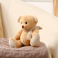 Мягкая игрушка &laquo;Мишка&raquo;, в вязаном шарфике, цвета МИКС