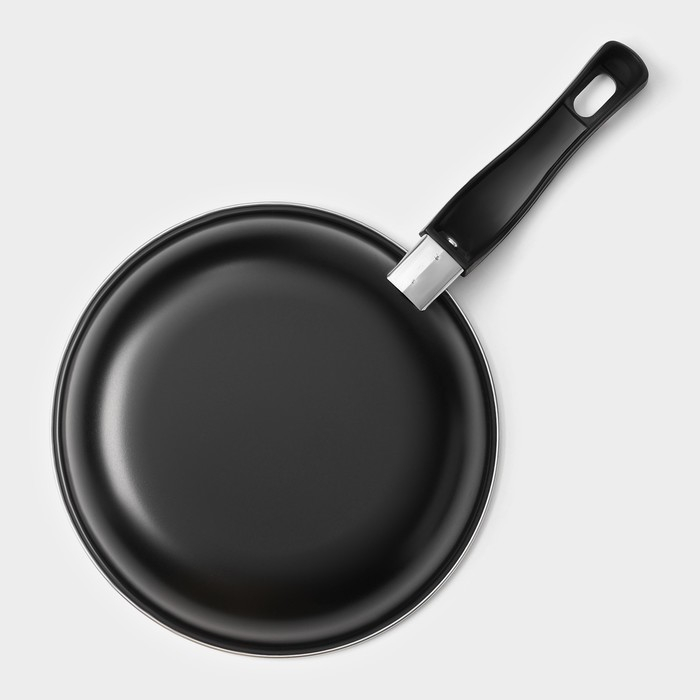 Набор сковород &laquo;Жаклин&raquo;, 3 предмета: 20/25/30&times;4 см, антипригарное покрытие, цвет чёрный