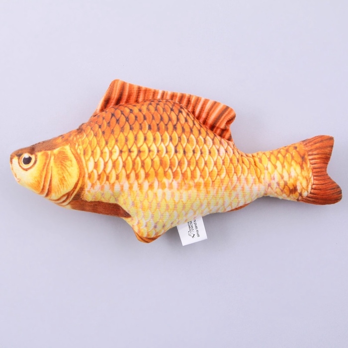 Игрушка для кошек с мятой &laquo;&lrm;Сазан&raquo;&lrm; из текстиля, 20 см