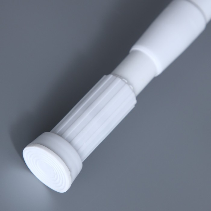 Карниз для ванной Доляна, телескопический, d=3,2 см, 140-260 см, цвет белый
