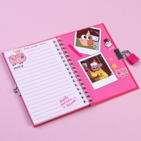 Записная книжка на замочке А6, "Дневник Мэйбл", 50 листов, Гравити Фолз Записная книжка на замочке А6, "Дневник Мэйбл", 50 листов, Гравити Фолз