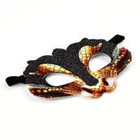 Новый год! Карнавальная маска «Таинственная змея» с чёрными блёстками Новый год! Карнавальная маска «Таинственная змея» с чёрными блёстками